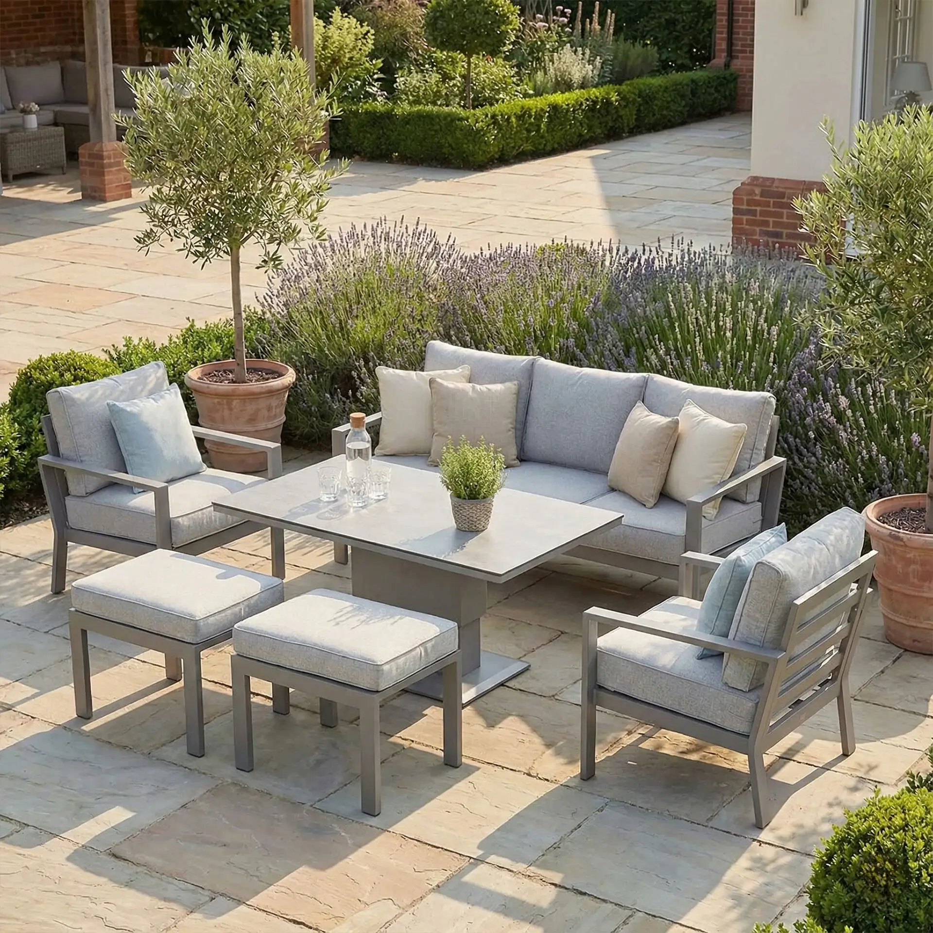 Montreal 3 Seat Garden Sofa Dining Set