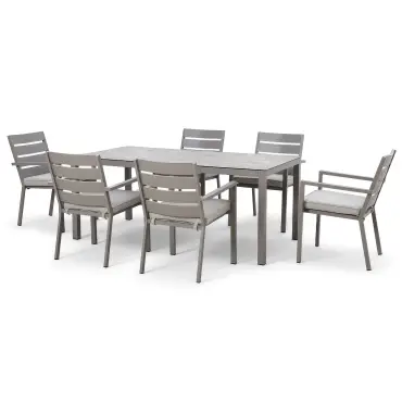Montreal 6 Seat Rectangular Garden Dining Set
