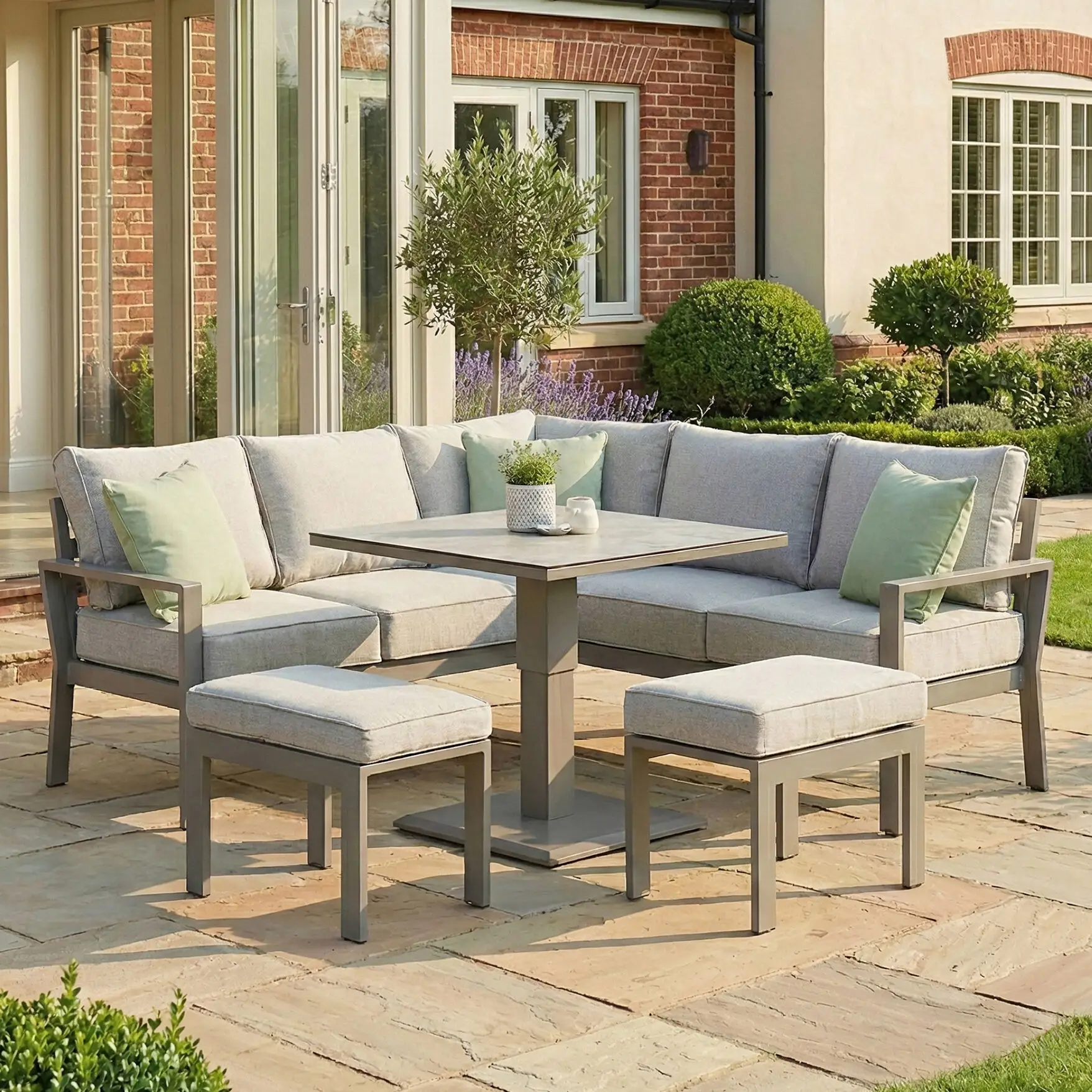 Montreal Small Garden Sofa Dining Set