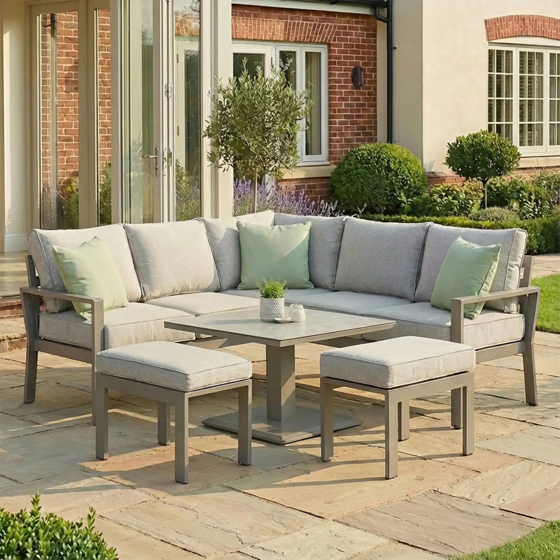 Montreal Small Garden Sofa Dining Set
