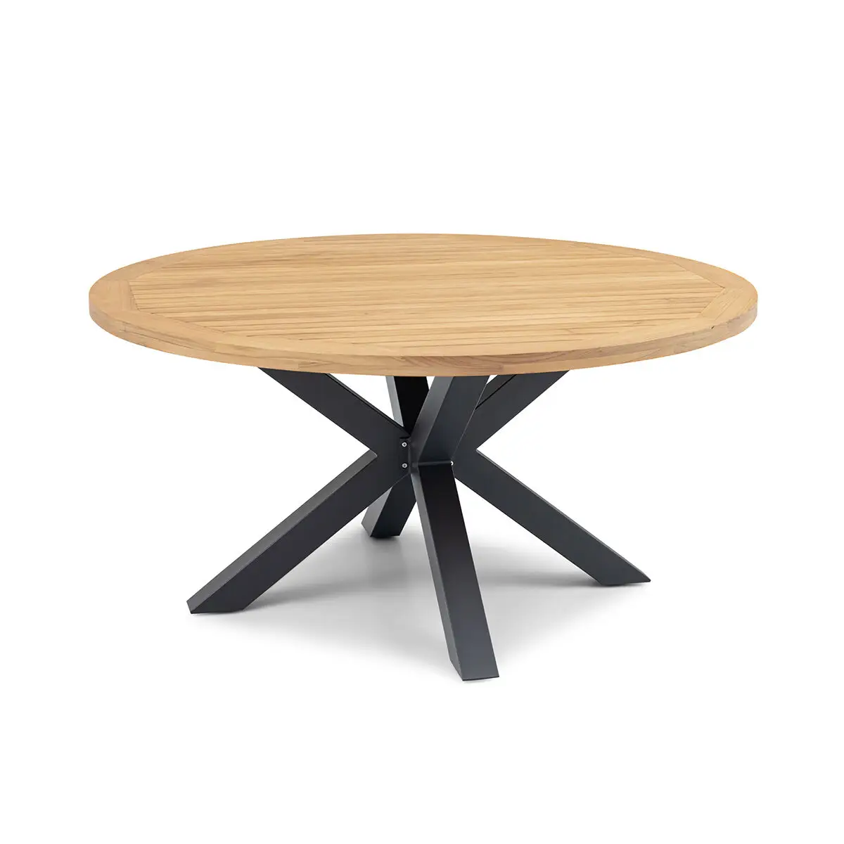 Monaco 6 Seat Jakarta Teak Round Dining Set