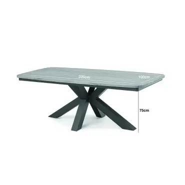 Monaco 6 Seat Jakarta Teak Oval Dining Set