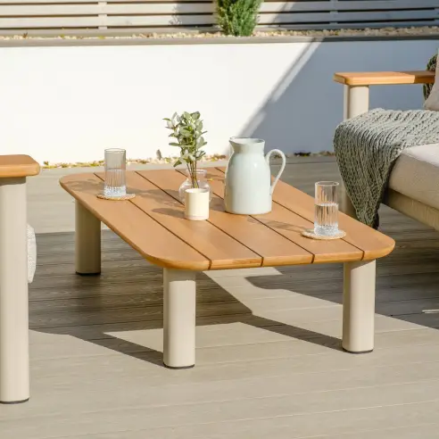 Sicily Teak Rectangular Coffee Table