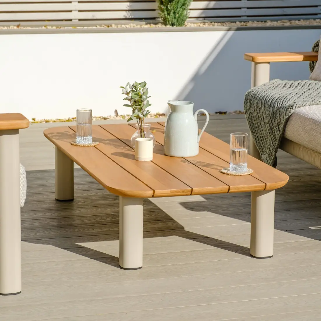 Sicily Teak Rectangular Coffee Table
