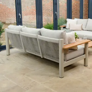 Sicily Rope Weave 3 Seat Sofa & 2 Armchairs