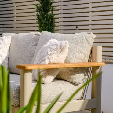 Sicily Rope Weave 2 Seat Sofa & 2 Armchairs