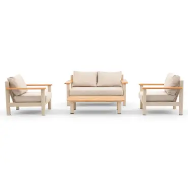 Sicily Rope Weave 2 Seat Sofa & 2 Armchairs