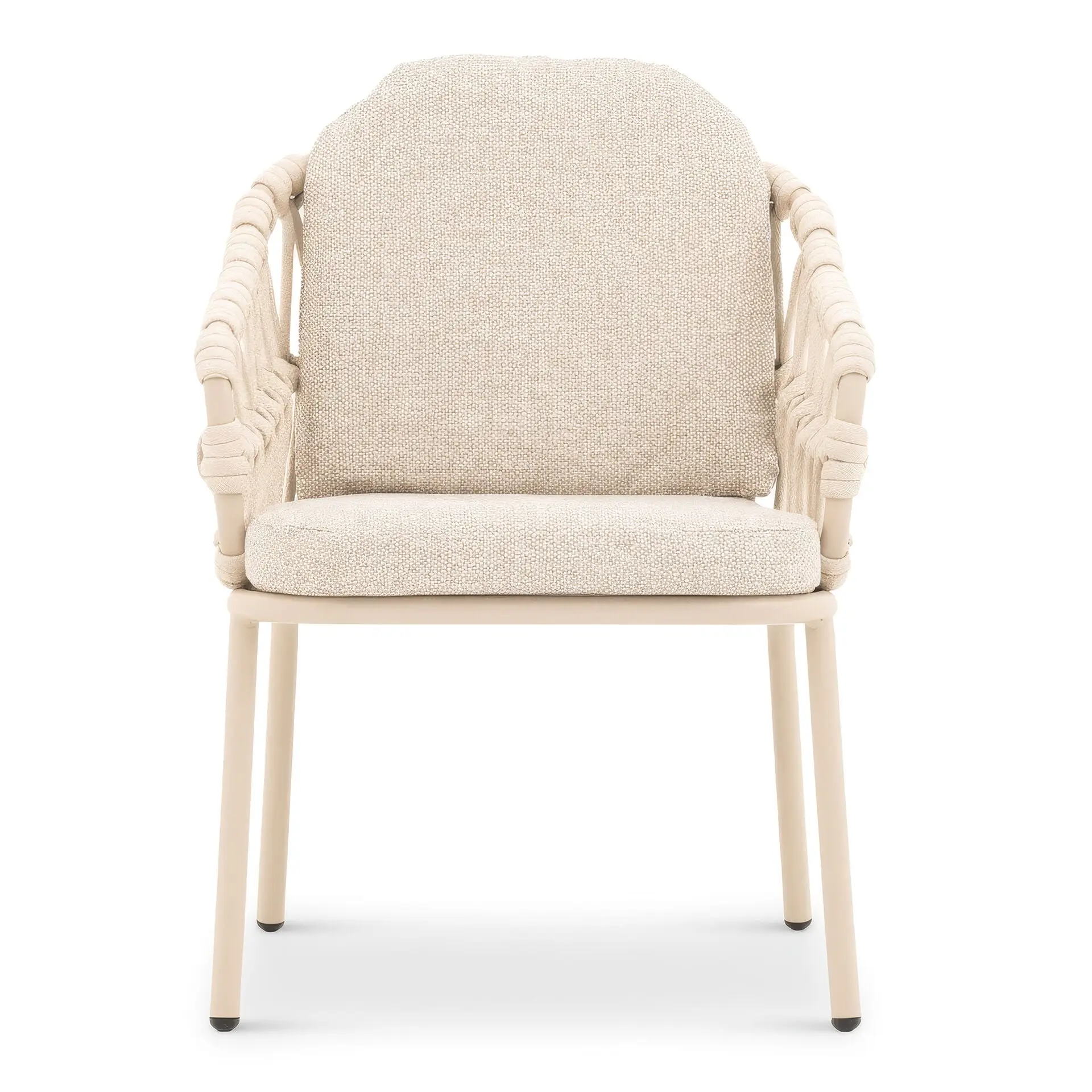 Sicily Open Rope Weave 6 Seat Rectangular Dining