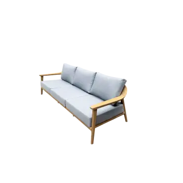 Veluta Curve 3 Seater Sofa - Certified Teak