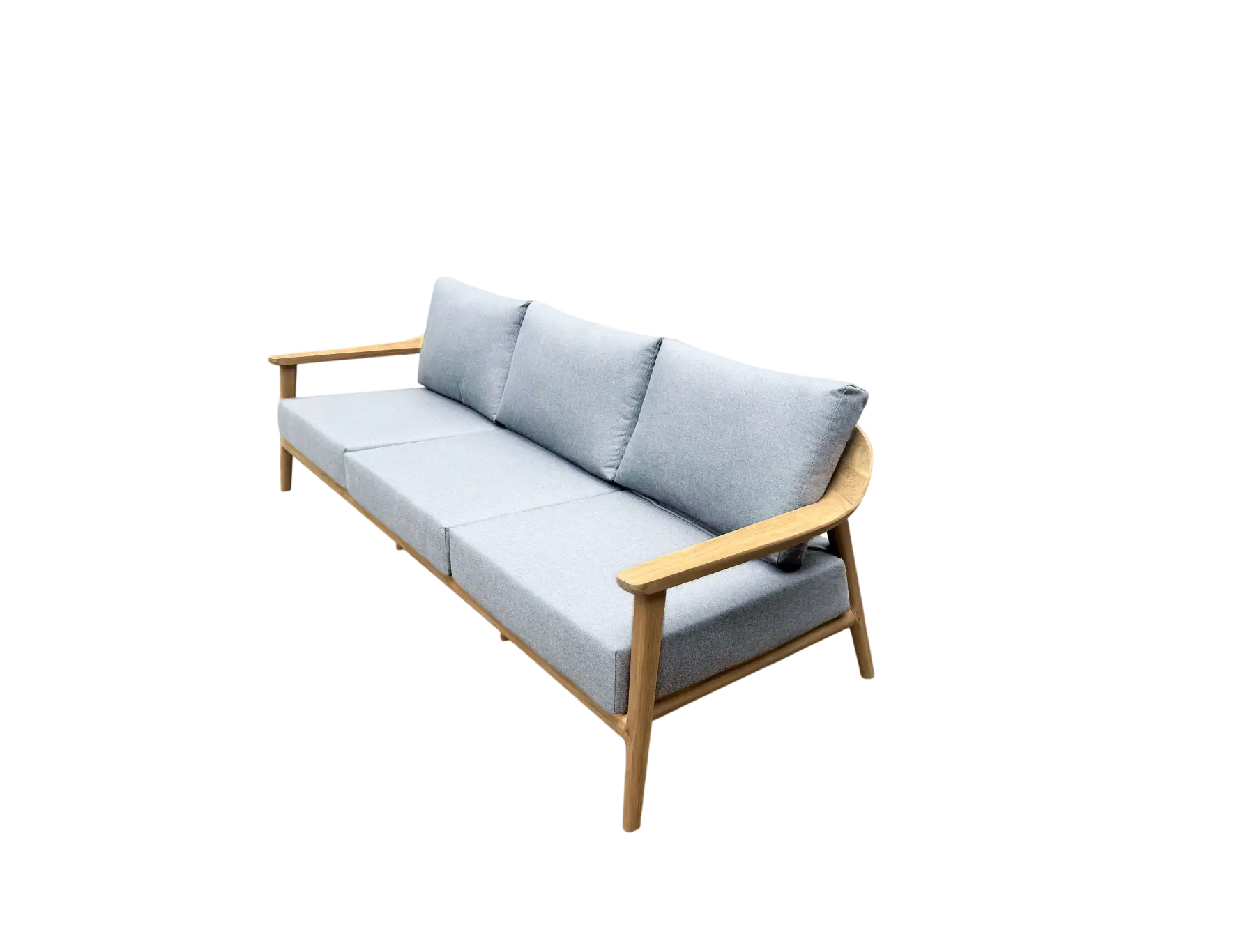 Veluta Curve 3 Seater Sofa - Certified Teak