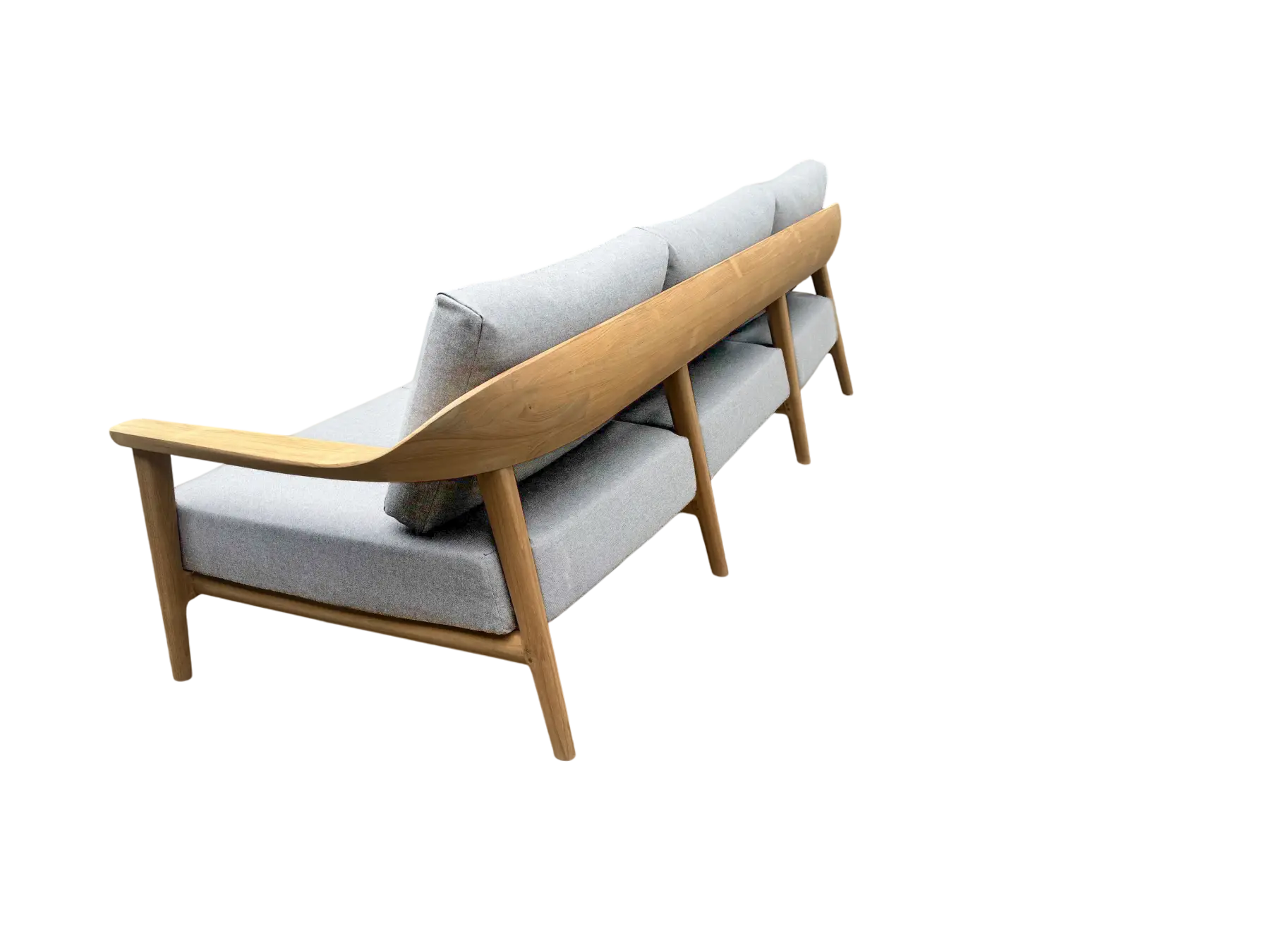 Veluta Curve 3 Seater Sofa - Certified Teak