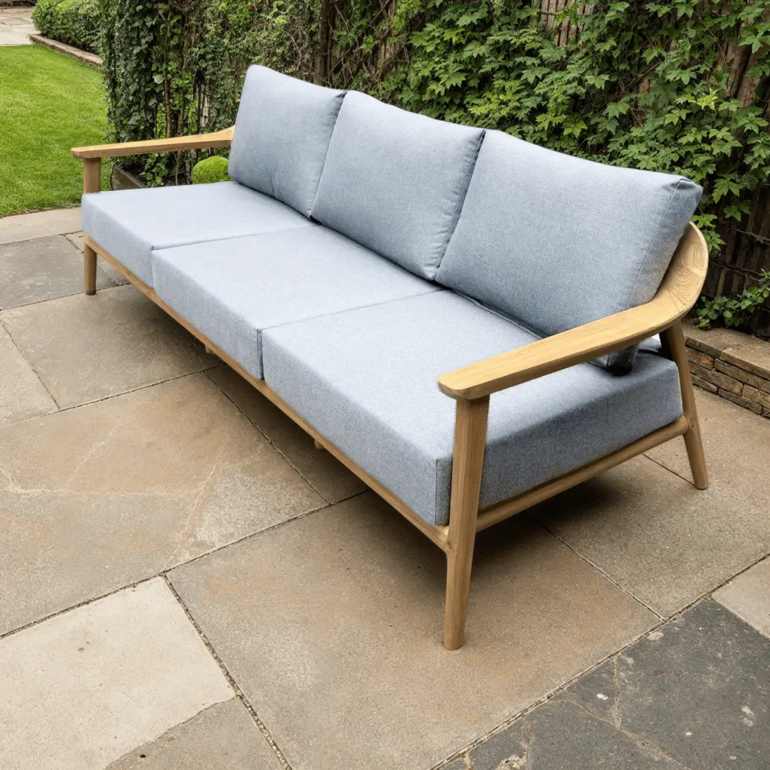 Veluta Curve 3 Seater Sofa - Certified Teak Veluta Curve 3 Seater Sofa - Certified Teak