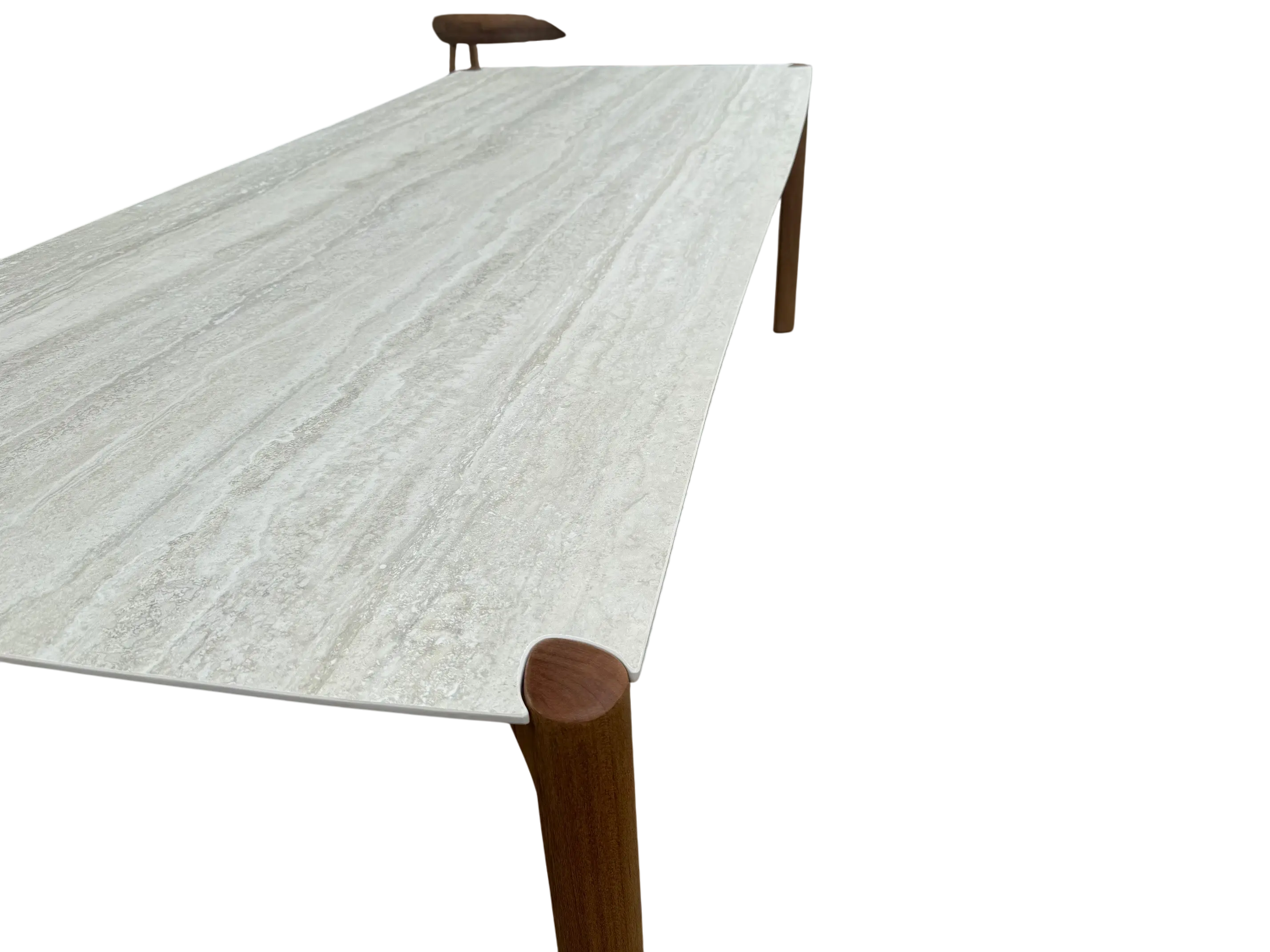 Veluta Curve Teak Dining Table 2.4m - Certified