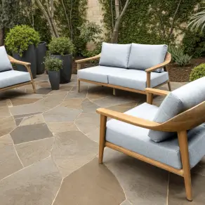 Veluta Curve 2 Seater Sofa suite - Certified Teak