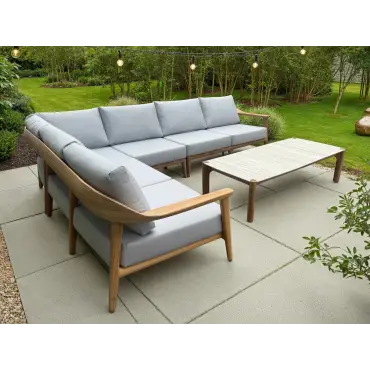 Veluta Curve Coffee Table - Teak Certified