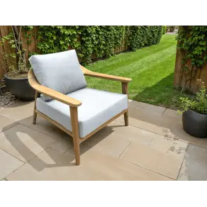 Veluta Curve Armchair - Teak Certified