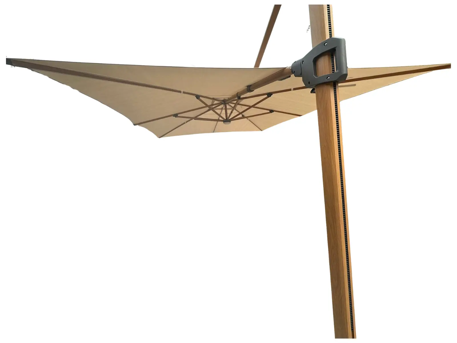 Pisa Cantilever 3m x 4m Parasol & LED Lights Portrait