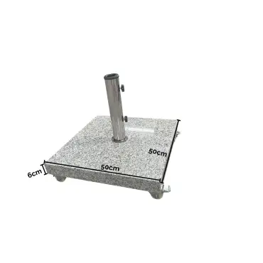 40kg Granite Parasol Base With Wheels