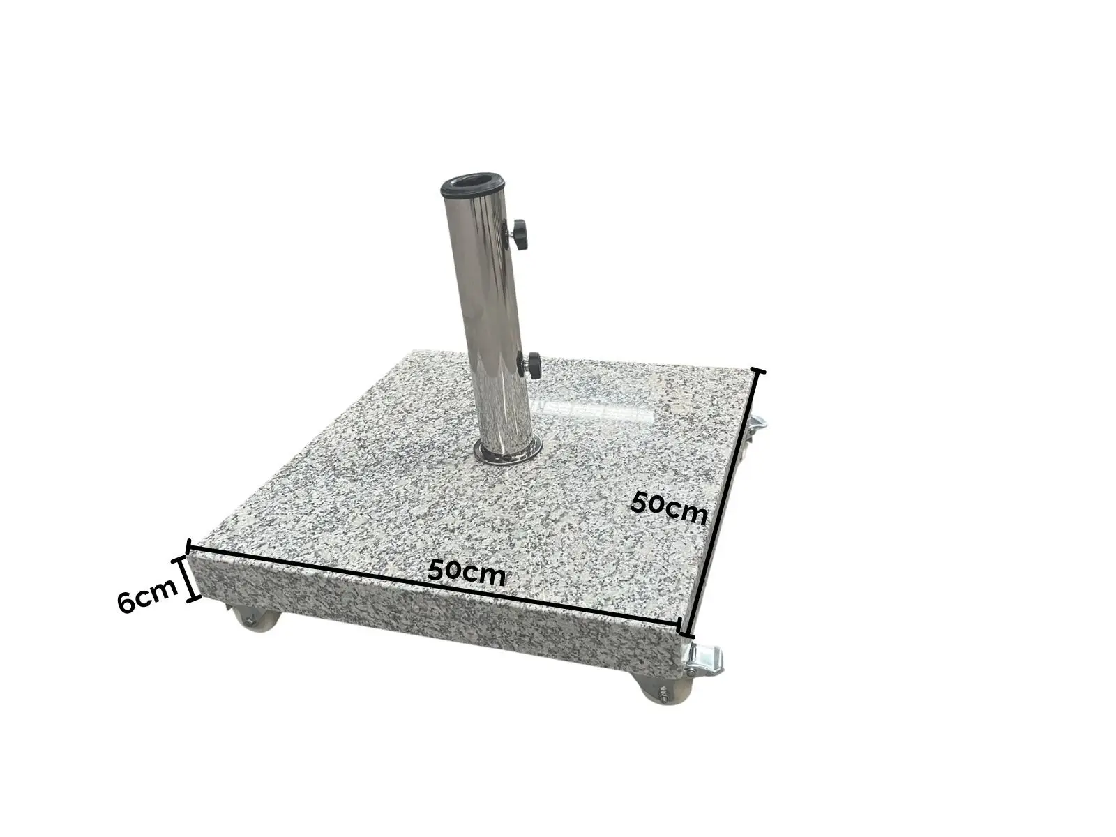 40kg Granite Parasol Base With Wheels
