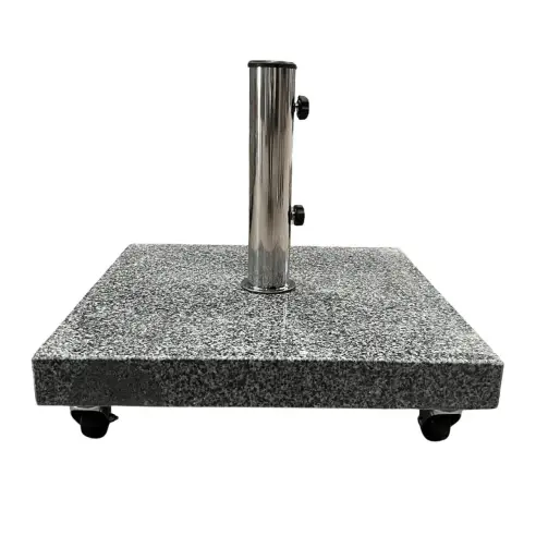 40kg Granite Parasol Base With Wheels 40kg Granite Parasol Base With Wheels