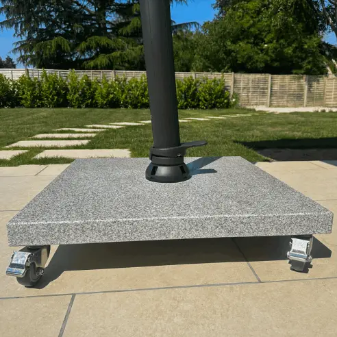 Granite base with wheels 100kg