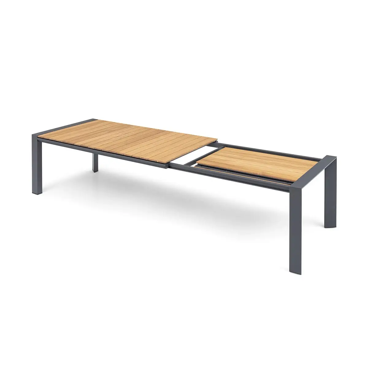 Jakarta Teak Extending 6-10 Seat Dining Table - 10 Ibiza Dining Chairs