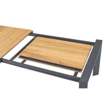 Jakarta Teak Extending 6-10 Seat Dining Table - 10 Ibiza Dining Chairs