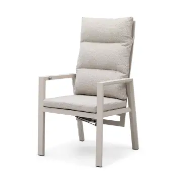 Valencia High Back Reclining 3 seat sofa dining set