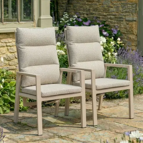 Valencia Reclining Dining Chair Set x2