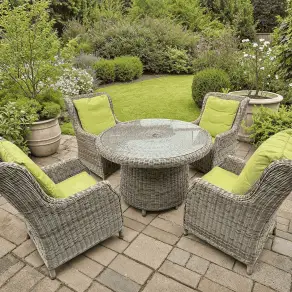 Round Dining Set 4 Seater Round