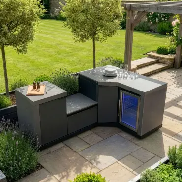 Ember Small Corner with Fridge