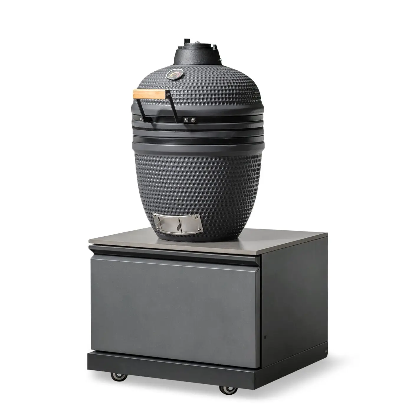 Ember Small Linear Kamado Set with 18 inch Kamado