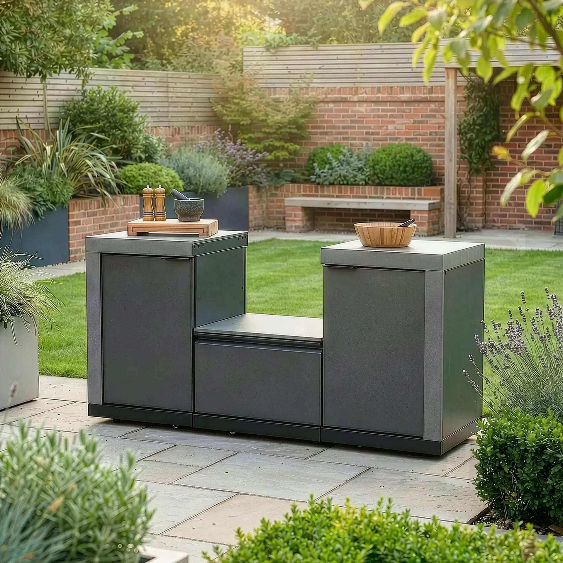 Ember Small Linear Kamado Set