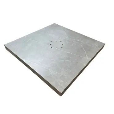 90kg Grey Sintered Stone Base with Wheels