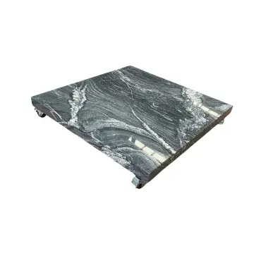 Galaxy Black Swirl Granite Base with Wheels