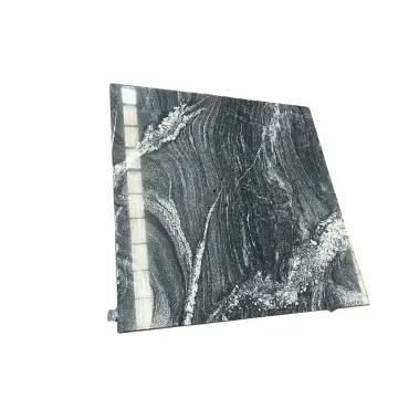 Galaxy Black Swirl Granite Base with Wheels