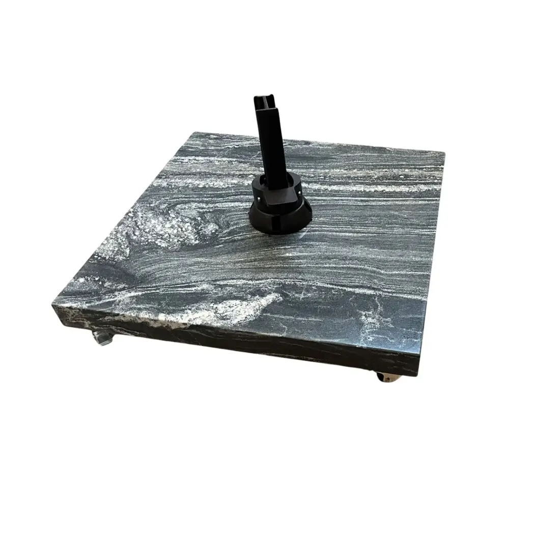 Galaxy Black Swirl Granite Base with Wheels