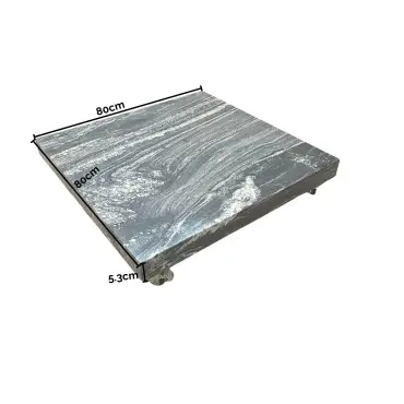 Galaxy Black Swirl Granite Base with Wheels