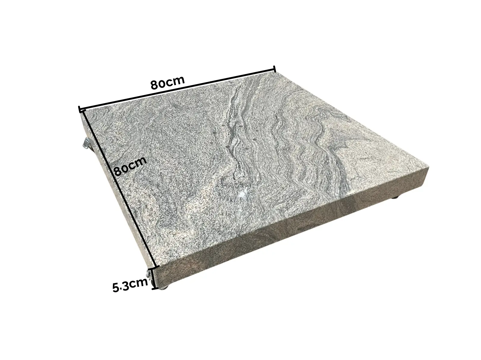 Cloud Grey Granite Base with Wheels