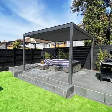 Titan 3.6m X 3.6m Aluminium Pergola