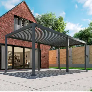 Titan 8m x 3m Aluminium Pergola