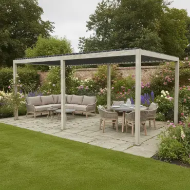 Titan 8m x 3m Aluminium Pergola