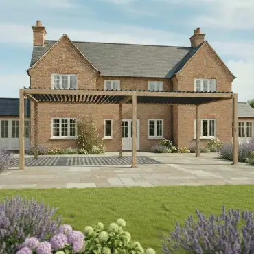 Titan 8m x 3m Aluminium Pergola