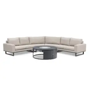 Ethos Grande Fire Pit Corner Sofa Set