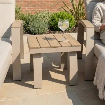 Leah Sun Lounger Set of 2 & Side Table