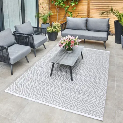 Jazz-Aztec Indoor & Outdoor Rug - 220x160cm