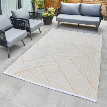 Jazz-Geometric Indoor & Outdoor Rug - 290x190cm