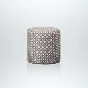 Outdoor Fabric Sunbrella Footstool - Mosaic