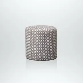 Outdoor Fabric Sunbrella Footstool - Mosaic
