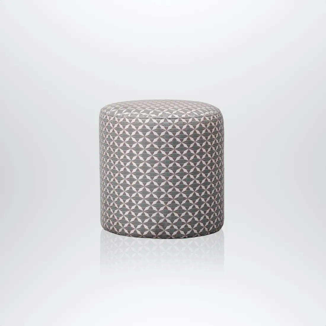 Outdoor Fabric Sunbrella Footstool - Mosaic